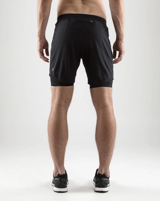 Sportbroek Craft Men Delta 2.0 2 In 1 Shorts Black