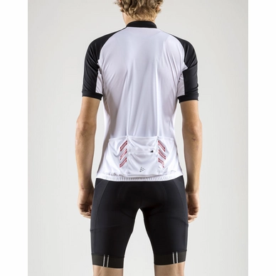 Fietsshirt Craft Men Velo Jersey 2.0 White Black
