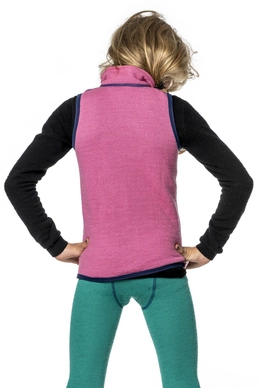 Bodywarmer Woolpower Kids Vest 400 Rose