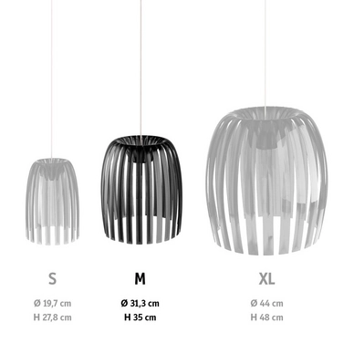 Lampenkap Koziol Josephine M Transparent/Red