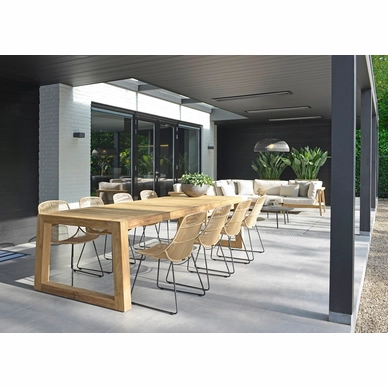 4---2020 M&L Reclaimed teak Mason table & Duke lounge - Fibre Stef chair - Aluminium Kick coffee table