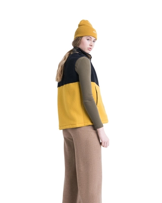 Bodywarmer Herschel Supply Co. Women's Guide Fleece Sherpa Vest Black/Arrowwood