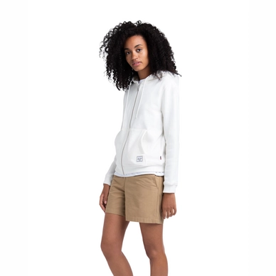 Vest Herschel Supply Co. Women's Full Zip Hoodie Blanc de Blanc