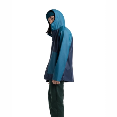 Jas Herschel Supply Co. Men's Rainwear Classic Peacoat/Deep Teal