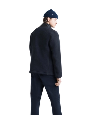 Vest Herschel Supply Co. Men's Guide Fleece Sherpa Full Zip Black