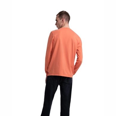 Trui Herschel Supply Co. Men's Long Sleeve Tee Carnelian