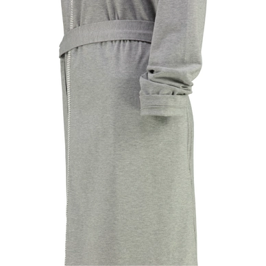 Badjas Lago 813 Uni Kort Kimono Women Grijs