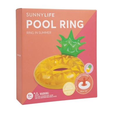 Opblaasananas Sunnylife Pool Ring