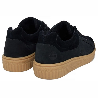 Timberland Womens Milania Sneaker Oxford Jet Black Hammer Suede