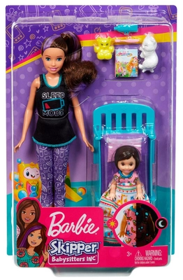 4---Barbie Babysitter speelset Bedtijd (GHV88)1