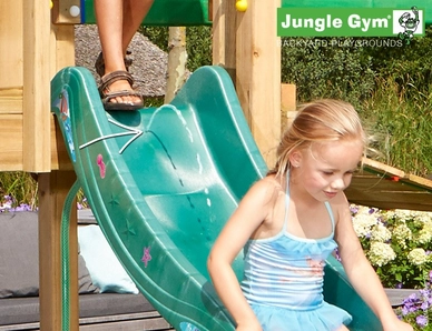 Speelset Jungle Gym Jungle Cabin + Bridge Rood