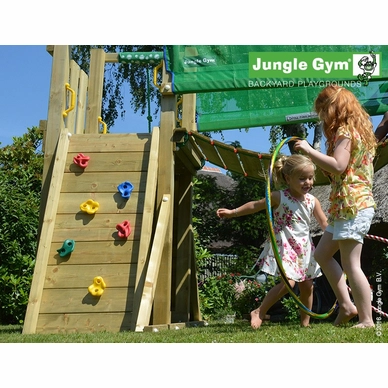 Speelset Jungle Gym Jungle Club + Bridge Donkergroen
