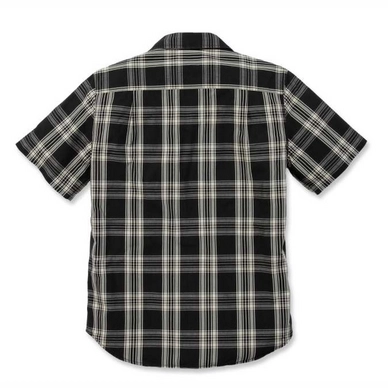 Blouse Carhartt Men S/S Essential Open Collar Shirt Plaid Black