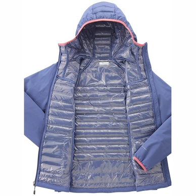 Winterjas Columbia Dutch Hollow Hybrid Women's Bluebell Hot Coral