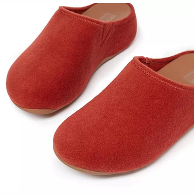 4---FitFlop Women Shuv Felt Brick Red3