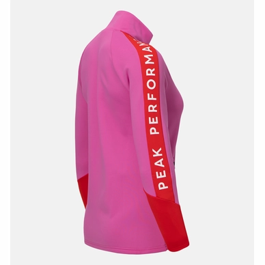 Vest Peak Performance Women's Rider Stretch Half Zip Vibrant Pink