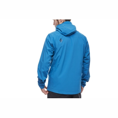 Jas Black Diamond Men Fineline Stretch Rain Shell Kingfisher