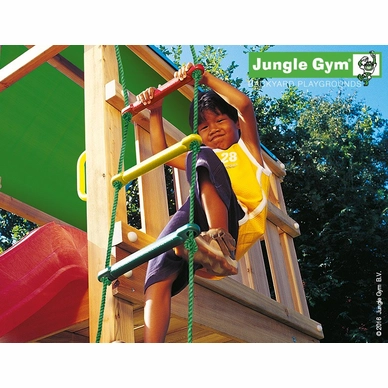 Speelset Jungle Gym Jungle Lodge + Playhouse 145 Geel