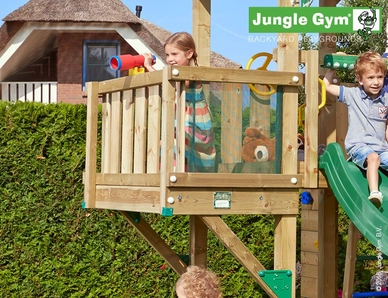 Speelset Jungle Gym Jungle Mansion + Balcony Groen
