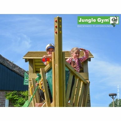 Speelset Jungle Gym Jungle Mansion + Boat Donkergroen