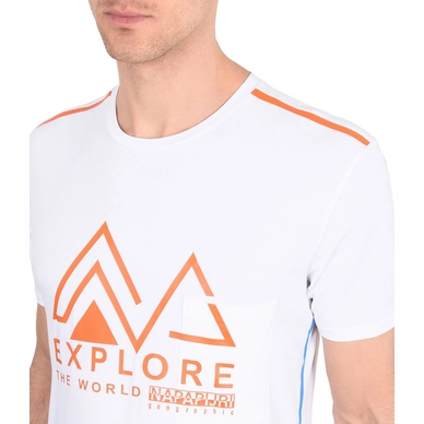 T-Shirt Napapijri Men Stebbins Bright White