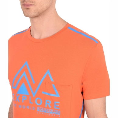 T-Shirt Napapijri Men Stebbins Orange