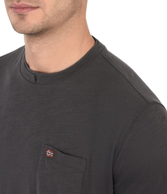 T-Shirt Napapijri Men Syla Med Grey Solid