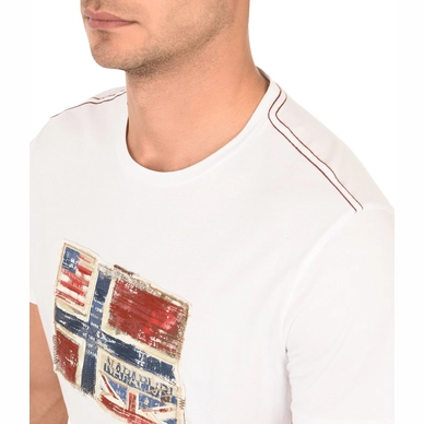 T-Shirt Napapijri Men Senou Bright White