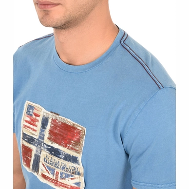 T-Shirt Napapijri Men Senou Light Blue