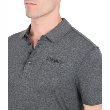 Polo Napapijri Men Elange Dark Grey Mel