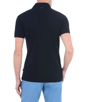 Polo Napapijri Men Elbas Stretch Blu Marine