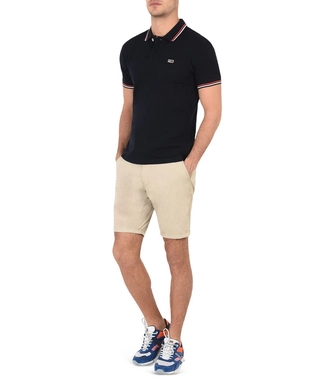 Polo Napapijri Men Taly SS Stripe Blu Marine