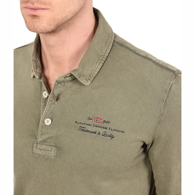 Polo Napapijri Men Elbas LS New Khaki