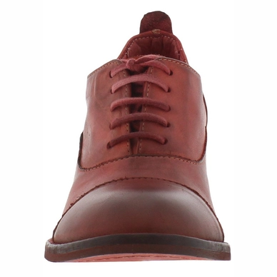 Fly London Washed Leather Enkellaars Red