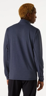 4---Shirt Arc'teryx Men Cormac Zip Neck LS Black Sapphire-4