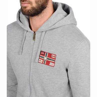 Vest Napapijri Bado Med Grey Mel Men