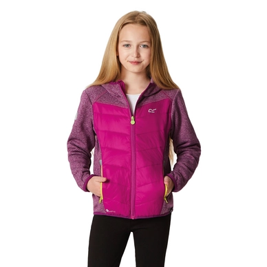 Jas Regatta Kids Kielder Hybrd III Wineberry Camelia