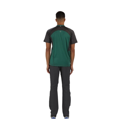 T-Shirt Regatta Mens Breakbar III Hunter Green/Seal Grey