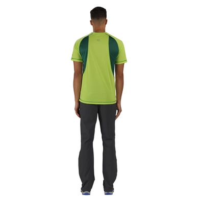 T-Shirt Regatta Mens Volito II Lime Zest Green/Hunter Green