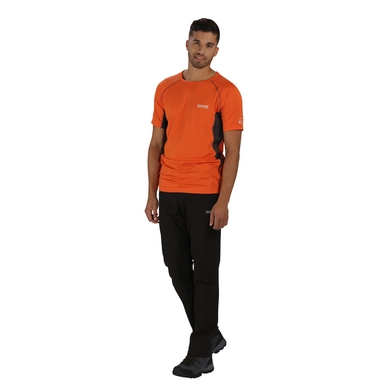 T-Shirt Regatta Mens Virda Magma/Seal Grey