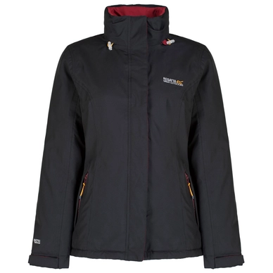 Jas Regatta Keeley Black Burgundy