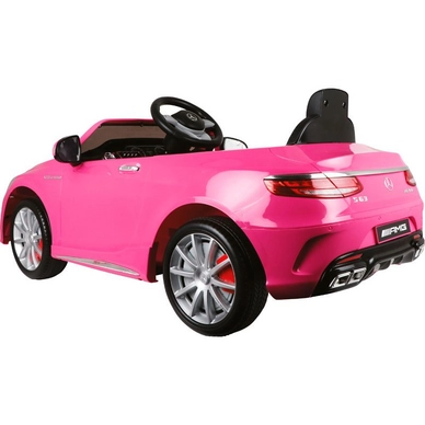 Accuvoertuig Mercedes S63 Roze
