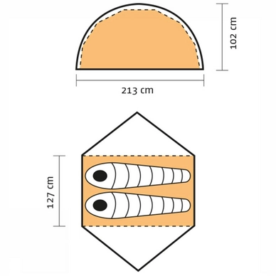 Tent MSR Elixir 2 Green