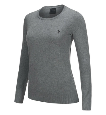 Trui Peak Performance Women Classic Crew Neck Grey Melange