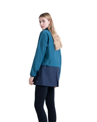 Jas Herschel Supply Co. Women's Voyage Long Coach Deep Teal/Peacoat