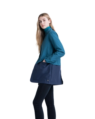 Jas Herschel Supply Co. Women's Voyage Long Coach Deep Teal/Peacoat