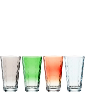 Longdrinkglas Leonardo Optic Multi 540ml (Set von 4 Stück)