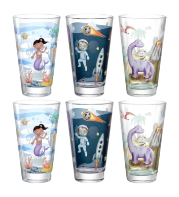 Tumbler Leonardo Bambini Avventura 300ml (Set van 6)