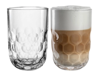 Latte Macchiato Glas Leonardo Gocce 1 390ml (Set van 2)
