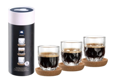 Koffieglas Leonardo Gocce Espresso 60ml (Set van 6)